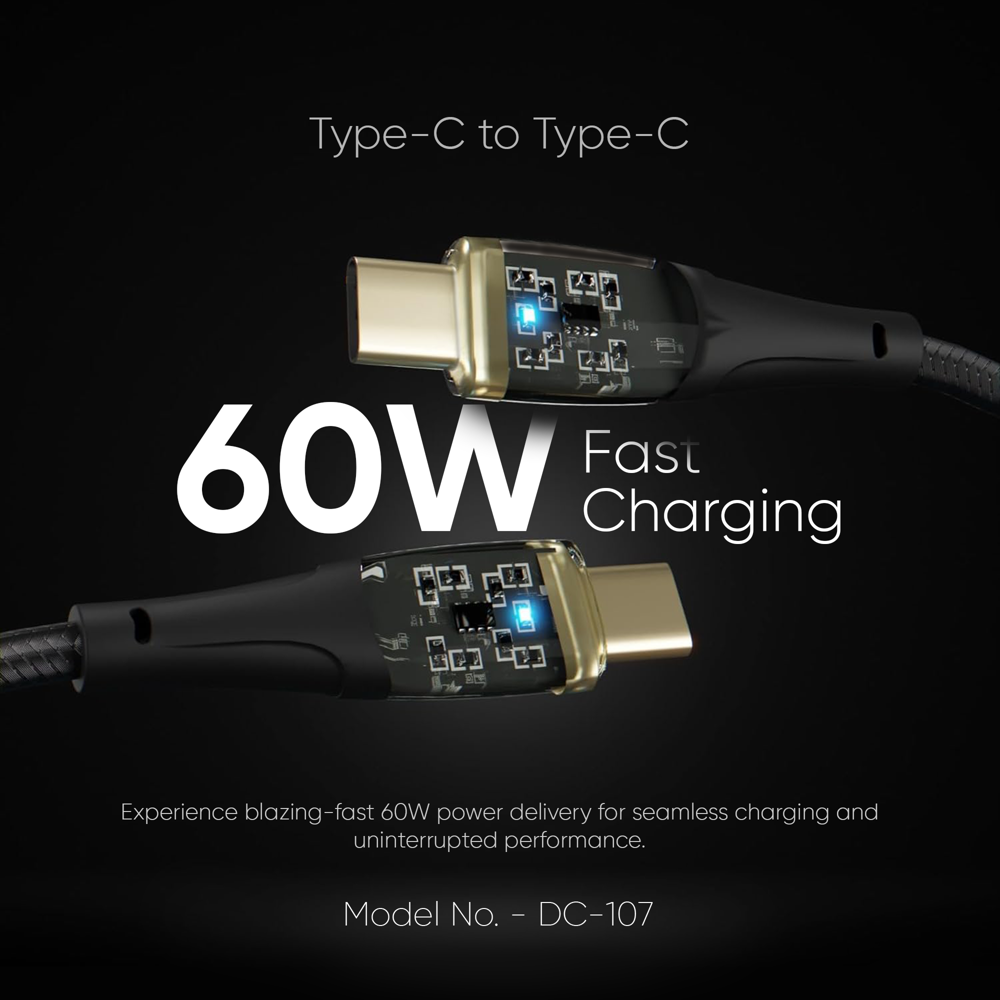 Type C to Type C Fast Charging Cable