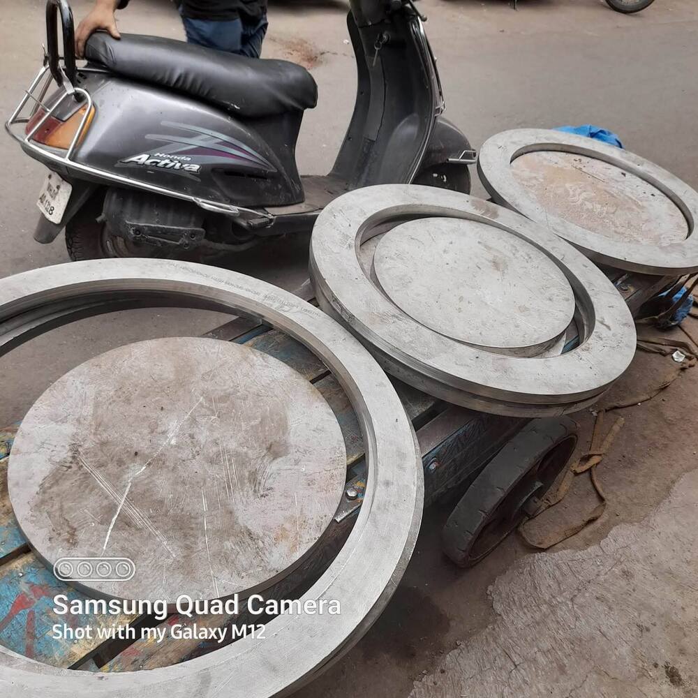 321 Grade Stainless Steel Plate Cut Ring