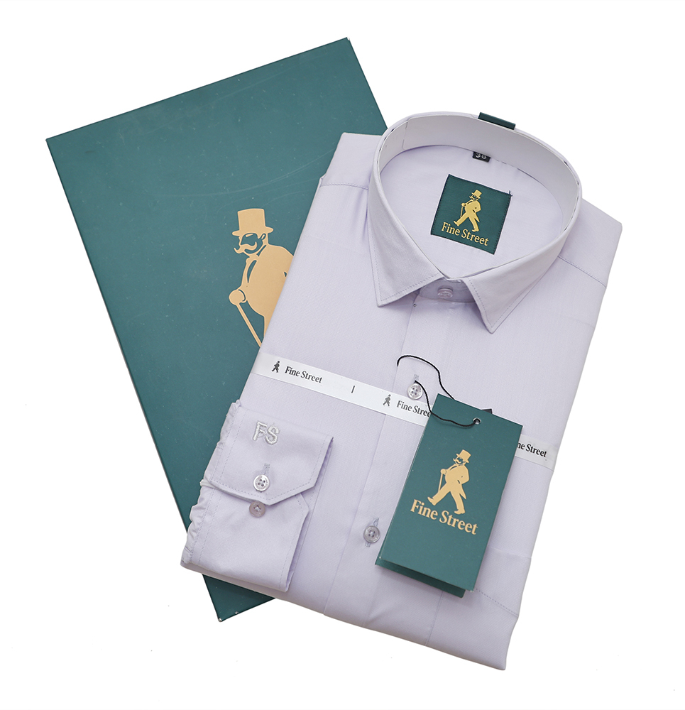 Lavender Mens Casual Formal Shirt