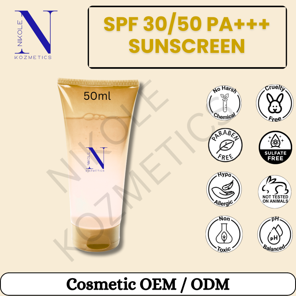 SPF 30/50 PA++++ sunscreen