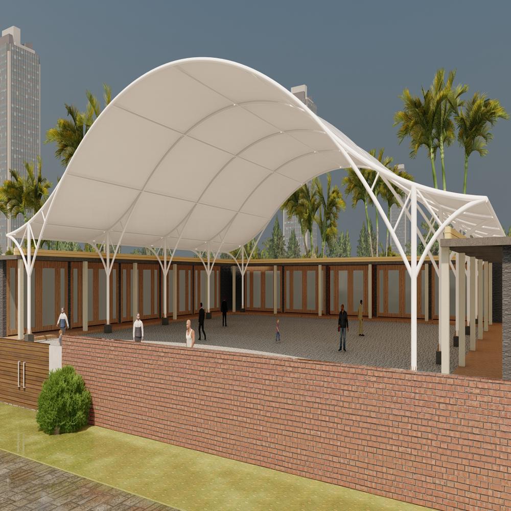 Vault Tensile Structure - Color: White