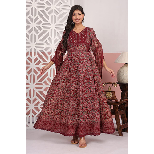 Ladies Cotton Gown Ladies Cotton Gown