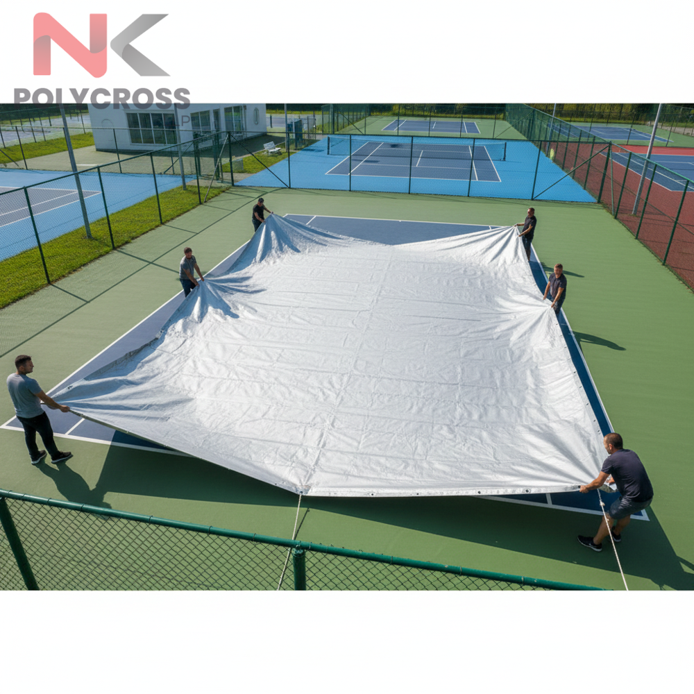 Gym Floor Protection Sheet - Color: Blue