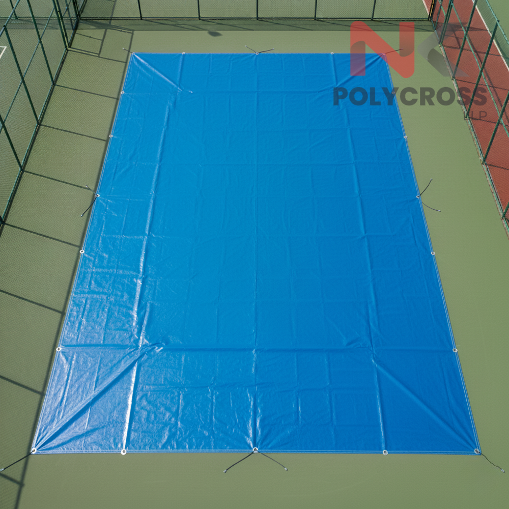 Gym Floor Protection Sheet - Color: Blue