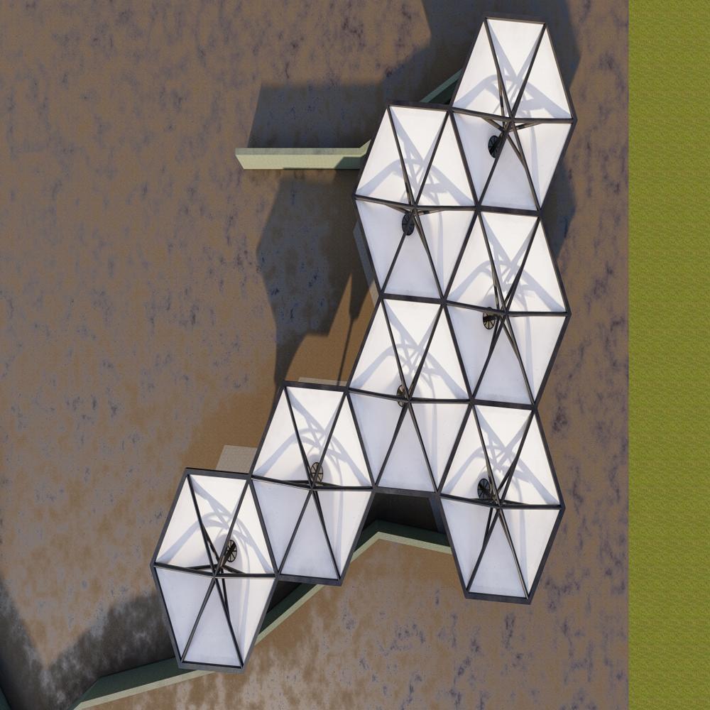 Interted Tensile structure