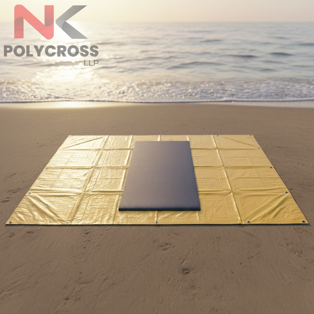 Outdoor Yoga Mat Base - Color: Blue