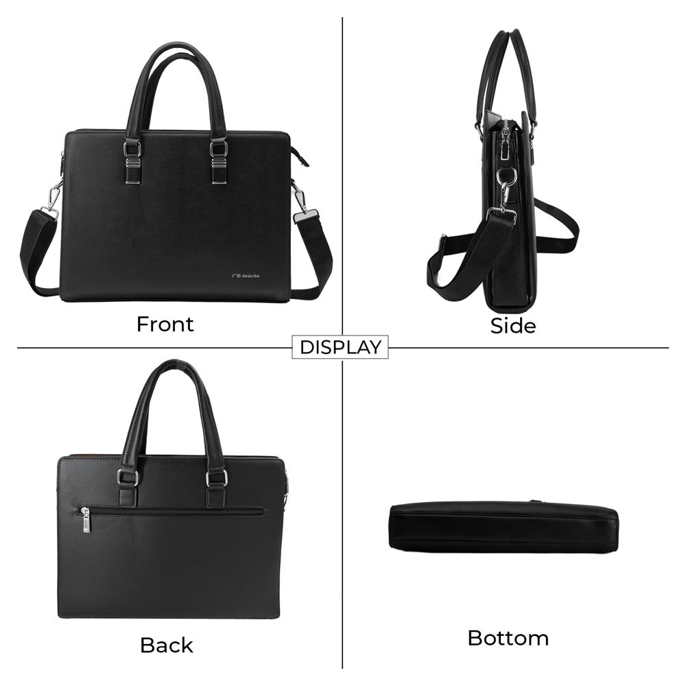 V1 Black Dual Tone Laptop Bag