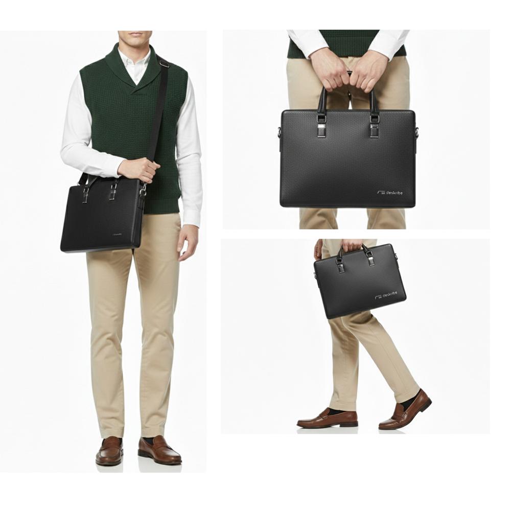 V1 Black Dual Tone Laptop Bag