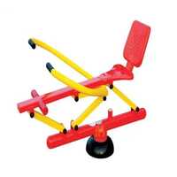 Outdoor Fun Rower - Mild Steel 1800x600x1000 Mm, Black Seat | Weatherproof, Uv Resistant, Non-slip Ergonomic Design