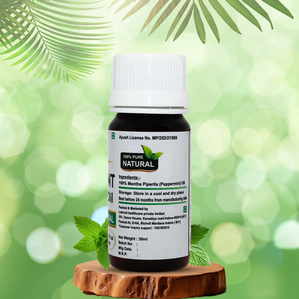Turcy Peppermint Oil Healthy Hair, Beautiful Skin & Relaxing Bath Oil(30ML)