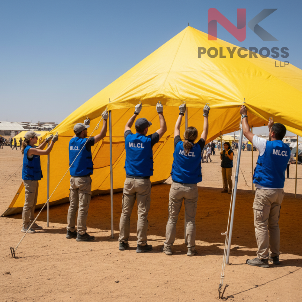 Disaster Relief Tent Fabric