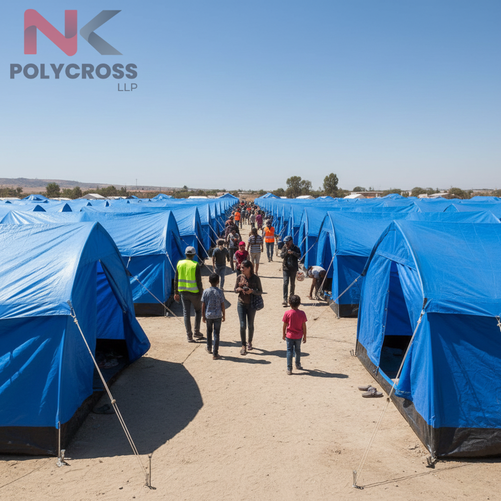 Disaster Relief Tent Fabric - Color: 90/120/150/20090/120/150/200