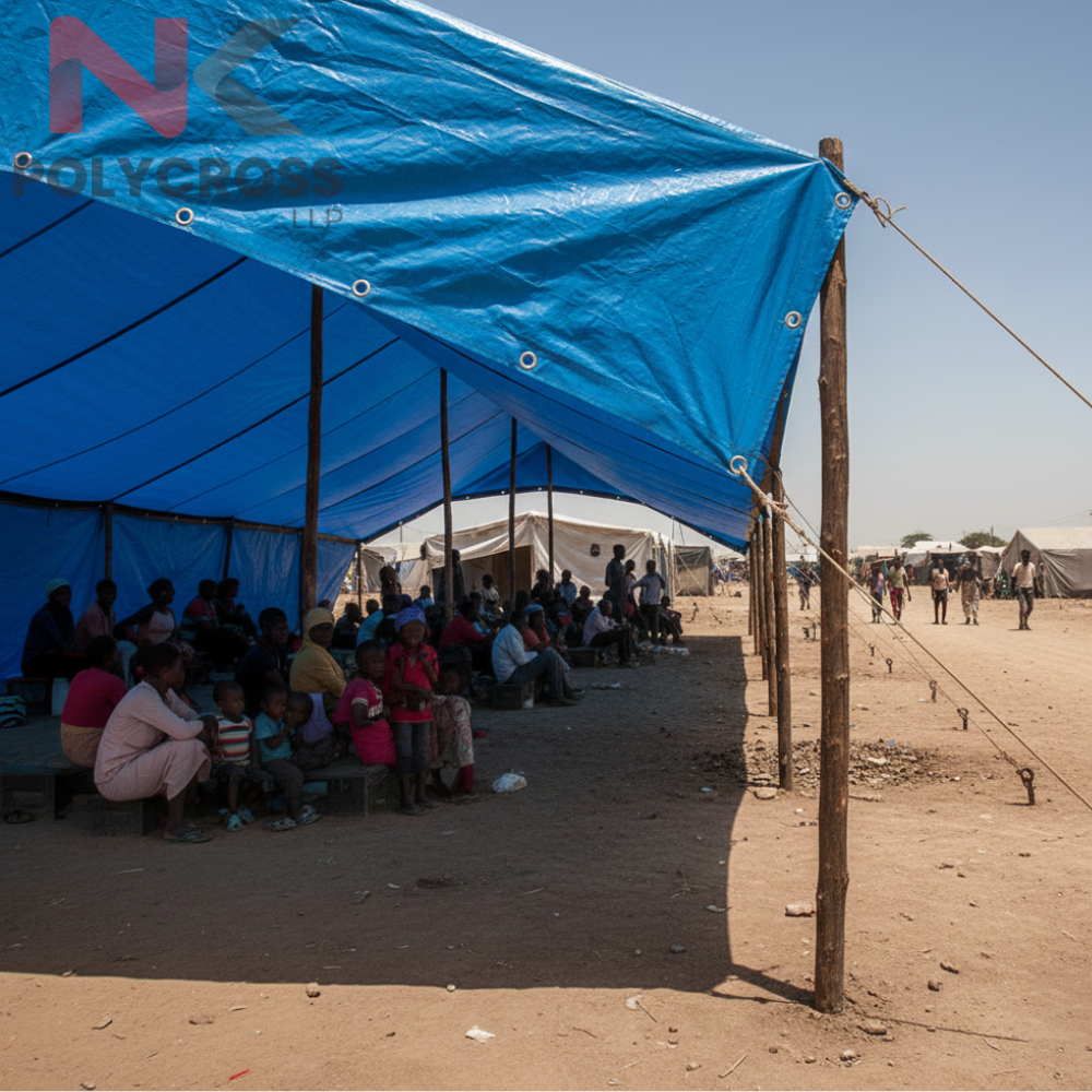 Humanitarian Aid Tarpaulin