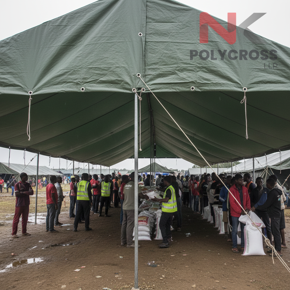 Humanitarian Aid Tarpaulin