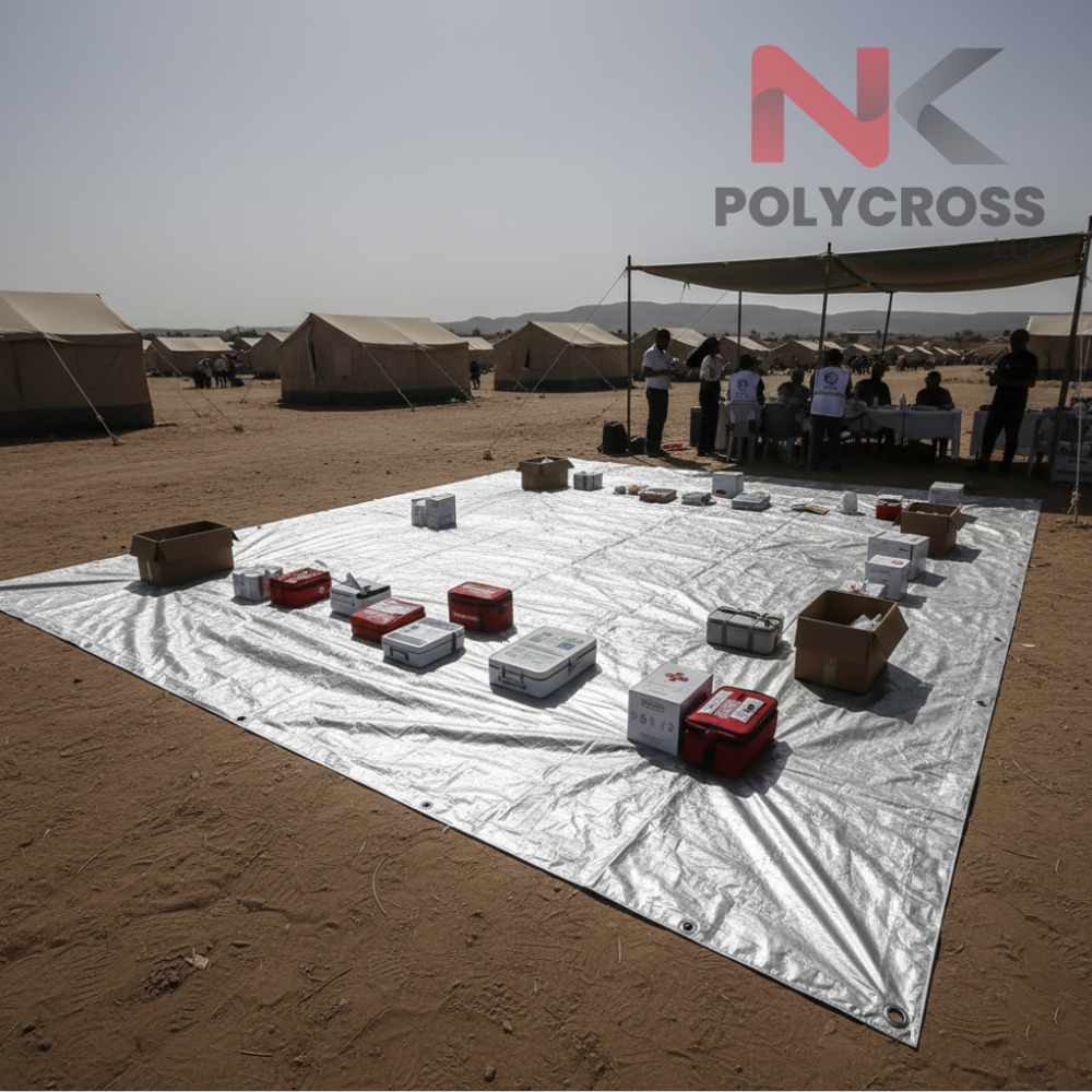 Humanitarian Aid Tarpaulin