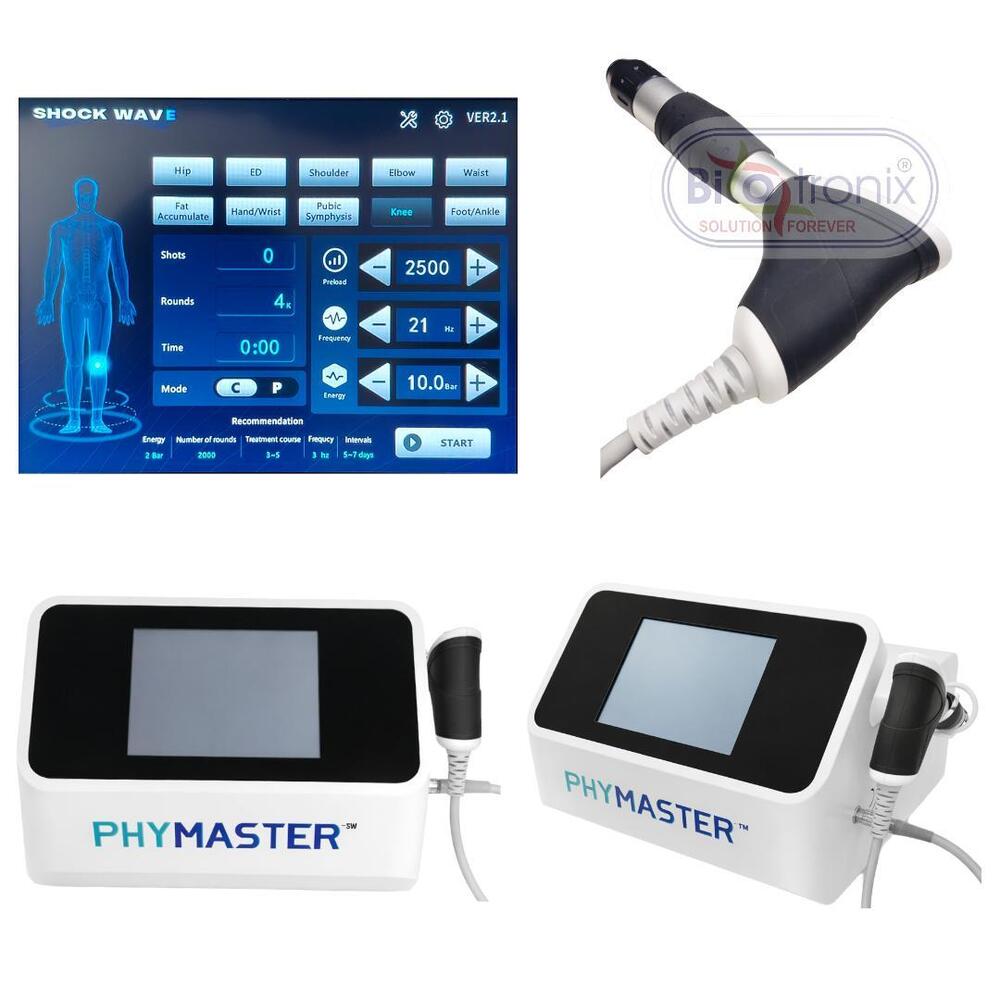 Phymaster Shockwave Physiotherapy System for Muscle Recovery Therapy