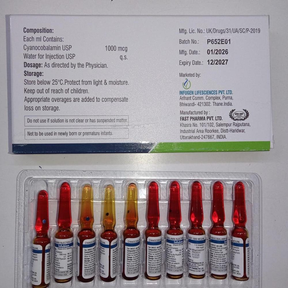 Infubion (cyanocobalamine inj)