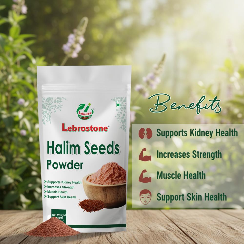 Lebrostone Halim Seed Powder | Supports Kidney Health & Muscle Strength | Promotes Skin Health |100g