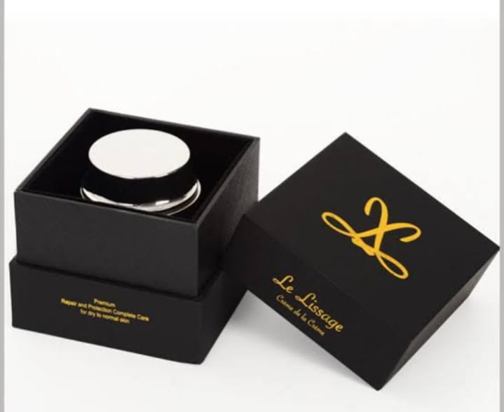 Black Cosmetic Packaging Box - Coating Type: As For Costumer Requirment