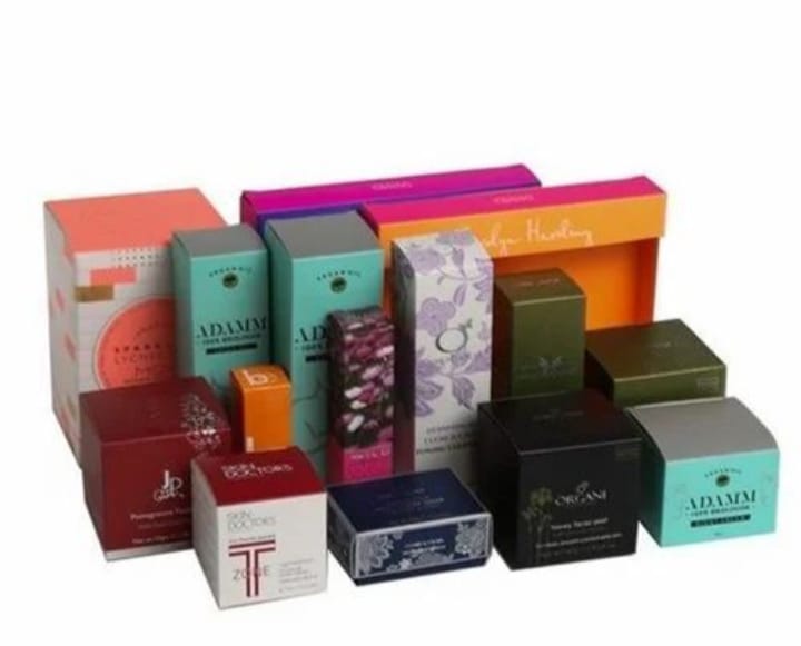 Printed Cosmetic Packaging Box - Coating Type: As For Costumer Requirment