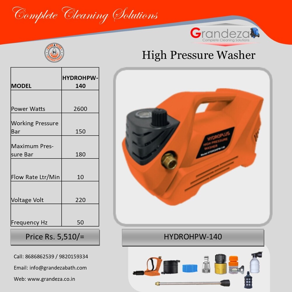 GRANDEZA HYDROHPW-200 high Pressure Washer
