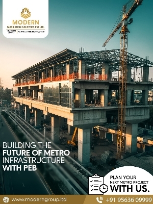 Pre engineered metro station structures