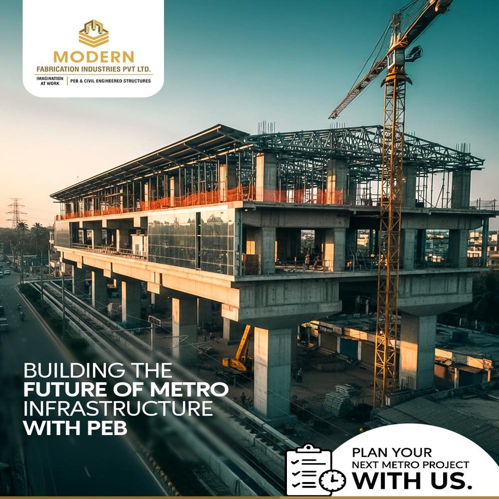 Pre engineered metro station structures