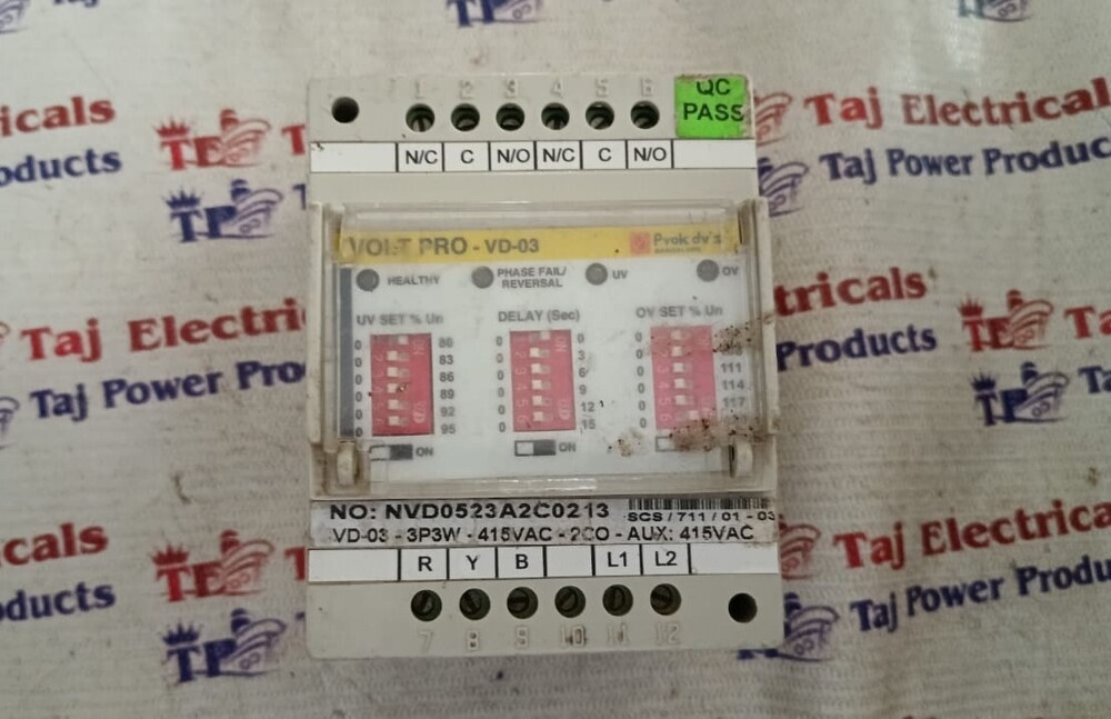 VOLTPRO-VD-03 VOLTAGE RELAY