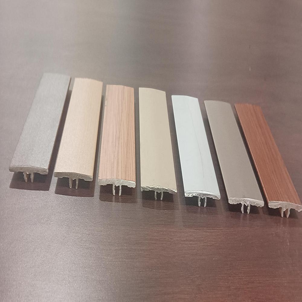 Aluminium premium profiles, floor Transitions, T Profile, A Profile, Reducer Aluminium Floor Joining Profile T-Slot Aluminium Profile System manufacturer supplier India distributor