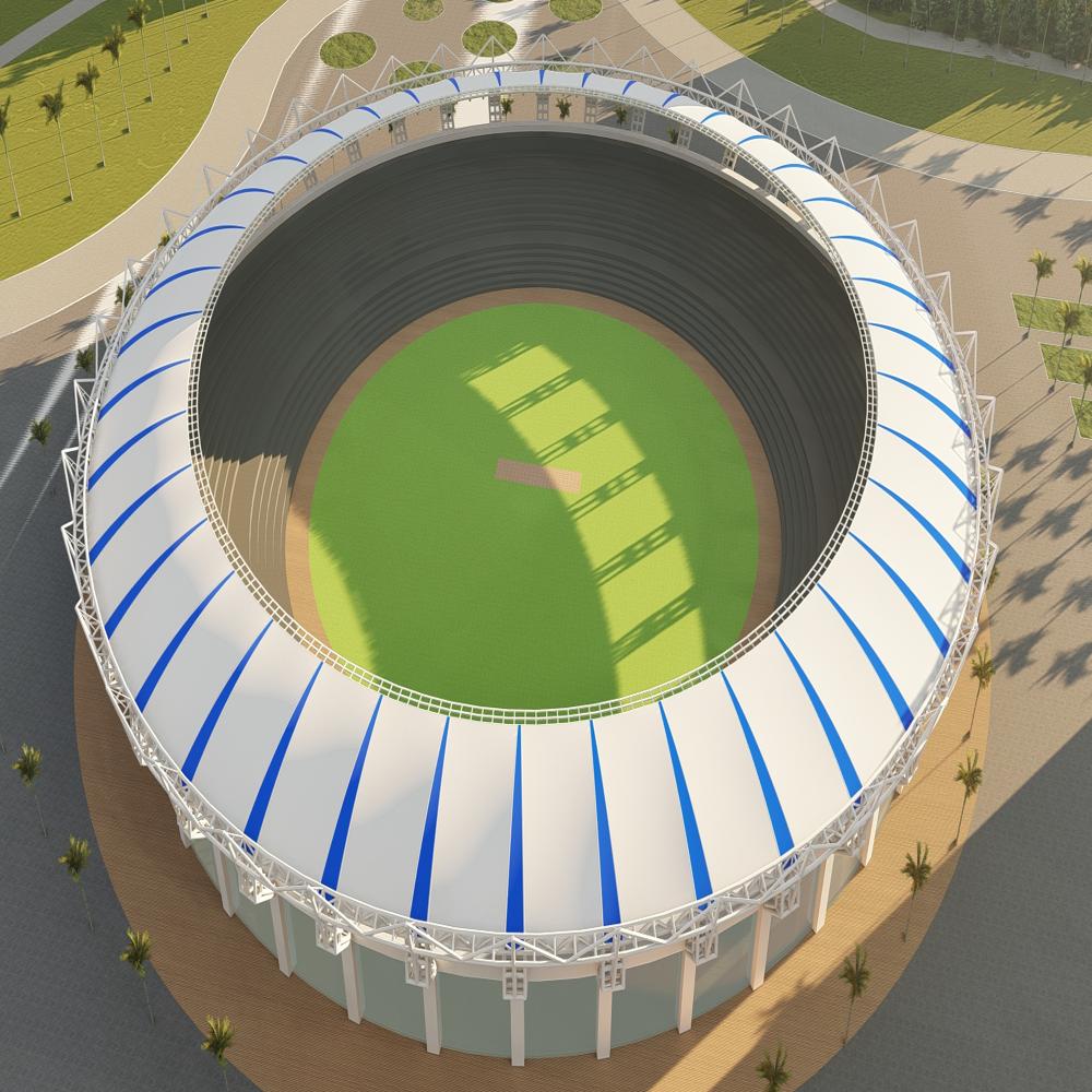 Stadium Tensile Structure - Floor Material: Steel