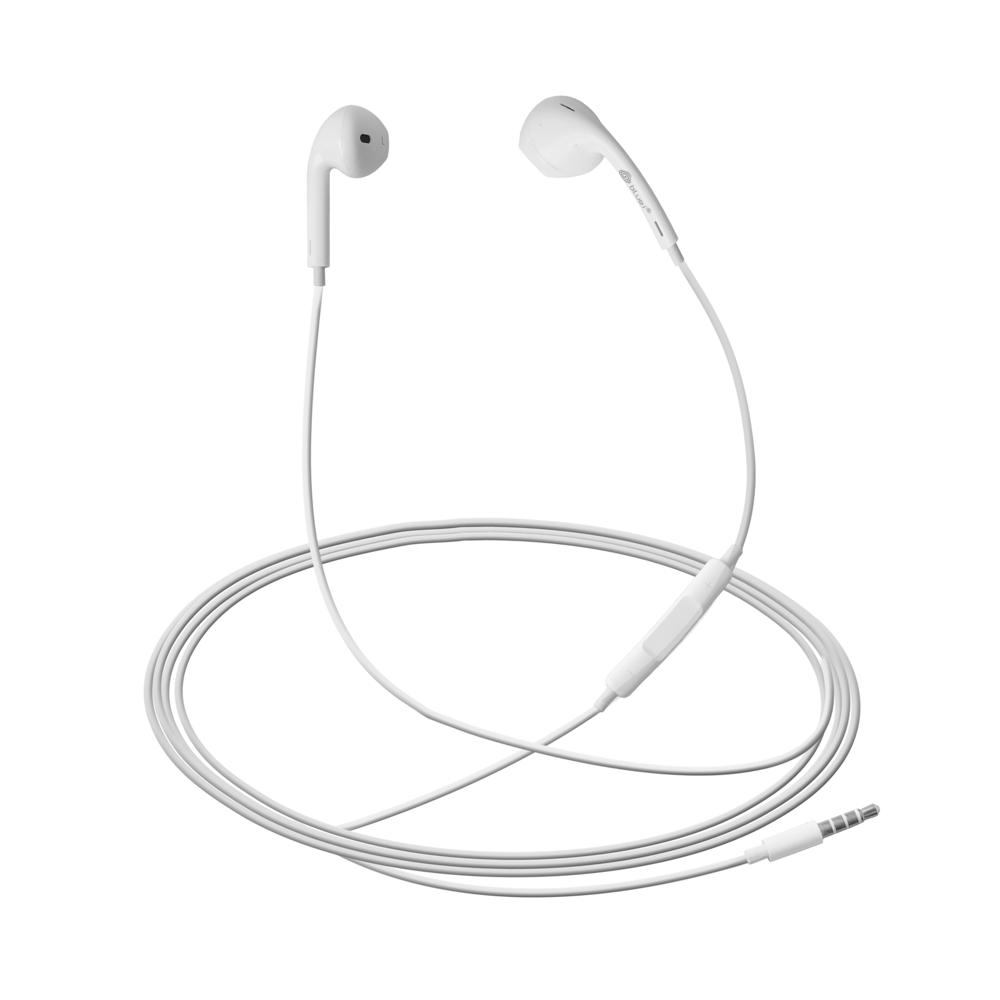 E1 Wired Earphones With Mic - Color: White