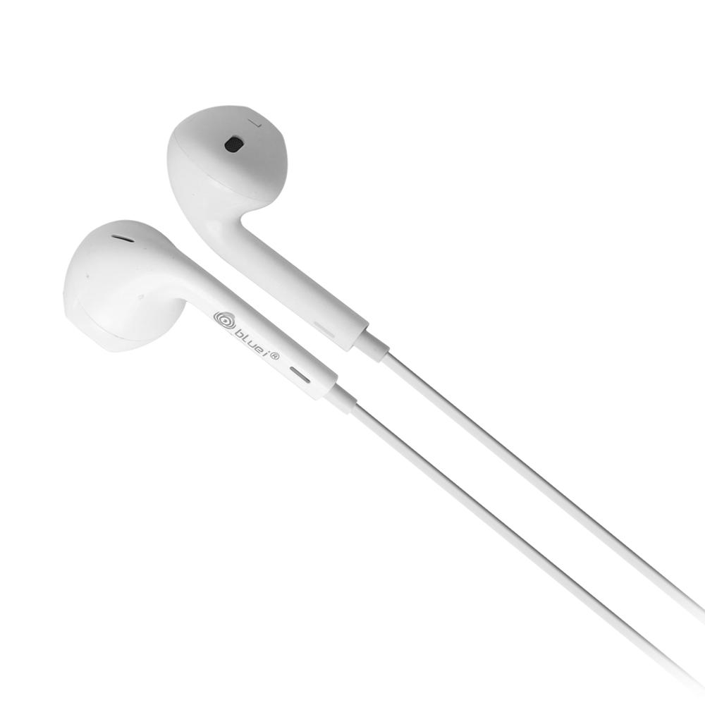 E1 Wired Earphones With Mic - Color: White