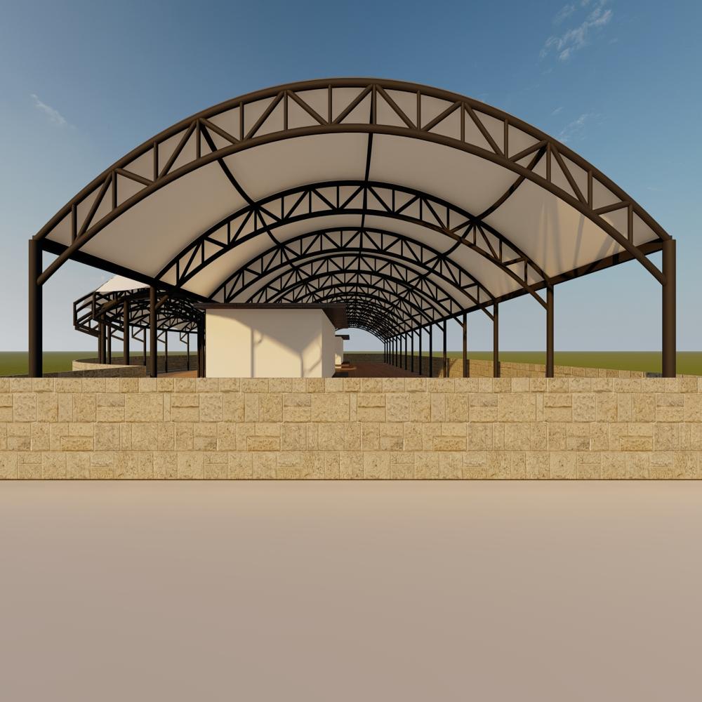 Tensile Structure For Terrace