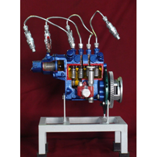 Section Of Fuel Injection Pump And Injector