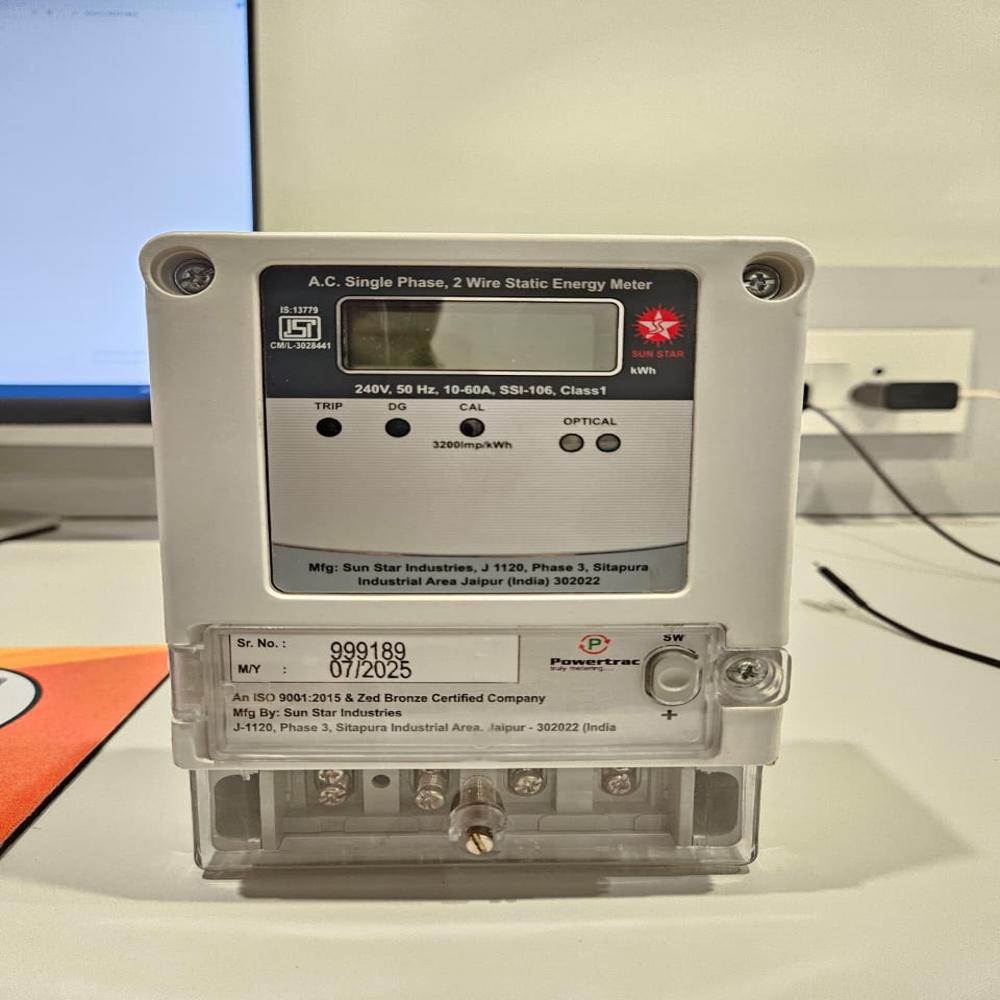Single Phase Pre-paid Meter - Accuracy: Class 1.0 %