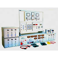 Basic Electrical Machines Training System - Mild Steel & Aluminum, 1200x700x800 Mm | Modular Design, Digital & Analog Instrumentation, Overload Protection