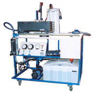 Weirs And Notches Apparatus - Stainless Steel, 1200x300x450 Mm | Interchangeable Notch Plates, Acrylic Channel, 1 Mm Accuracy
