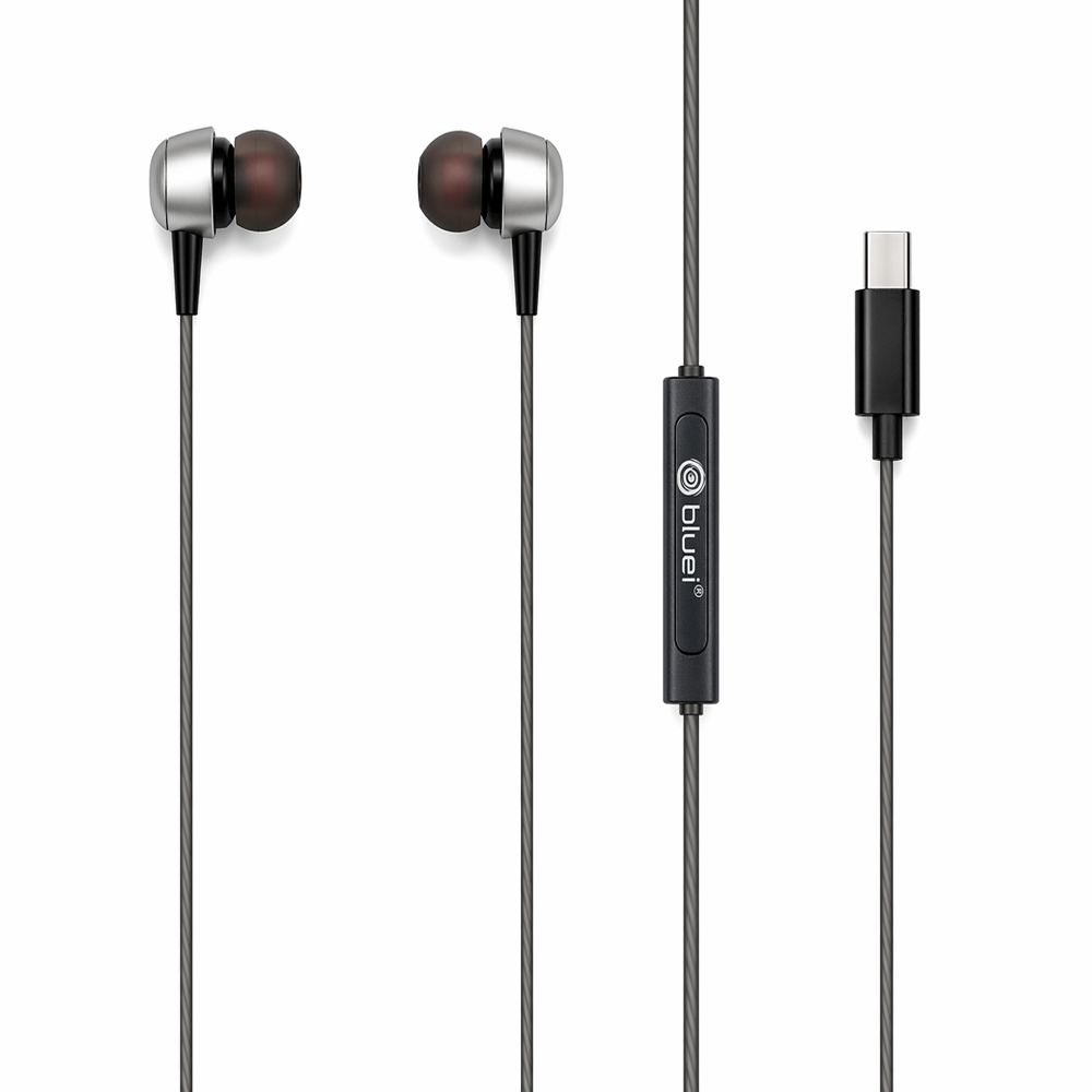 C1 Type-C Wired Earphones with Mic
