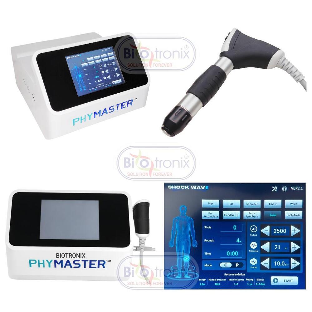 Phymaster Shockwave Physiotherapy Machine for Advanced Pain Treatment