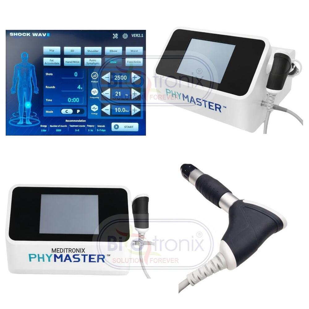 Phymaster Shockwave Physiotherapy System for Orthopedic Pain Relief