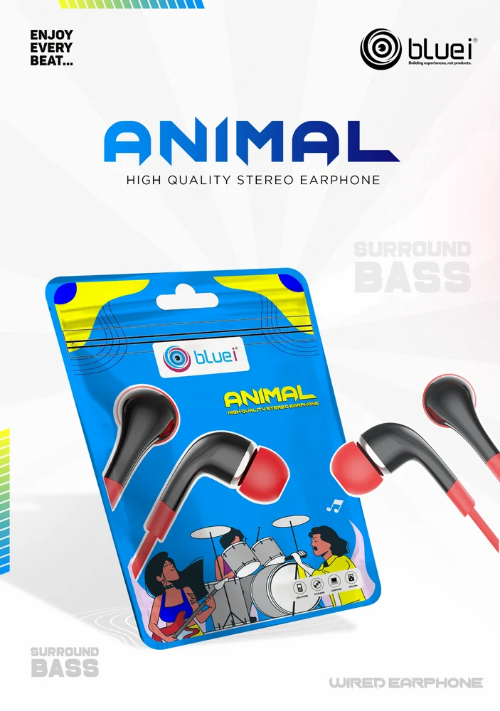 Animal Wired Earphone