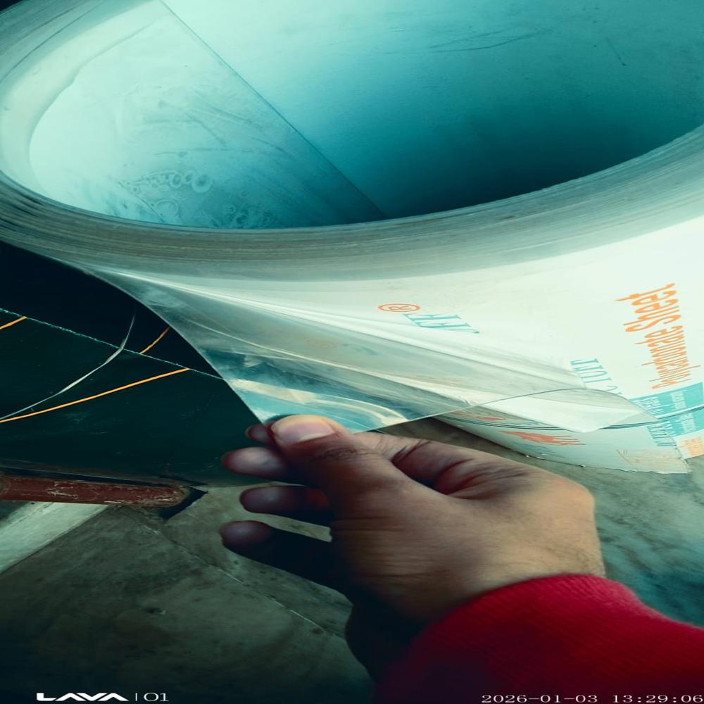 Transparent Polycarbonate Sheet - Hardness: Rigid