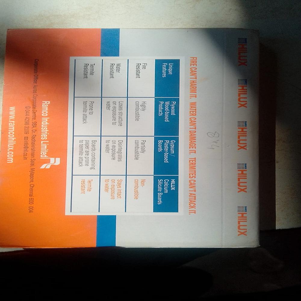 hilux calcium silicate board