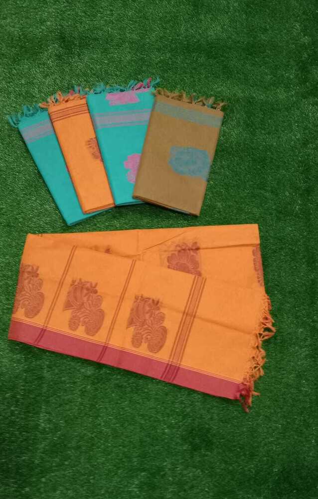 COTTON PUTTA SAREE