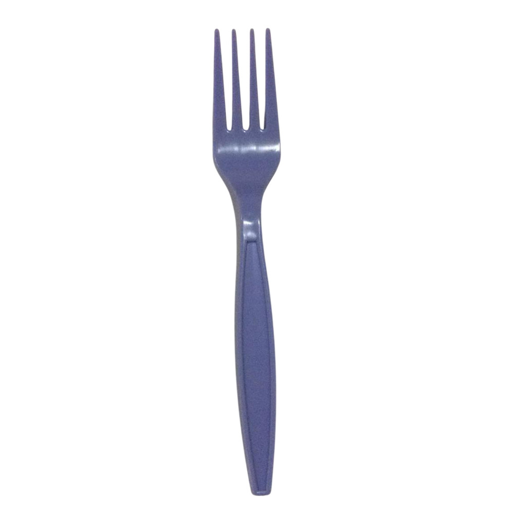 Dark Voilet Plastic Fork Spoon