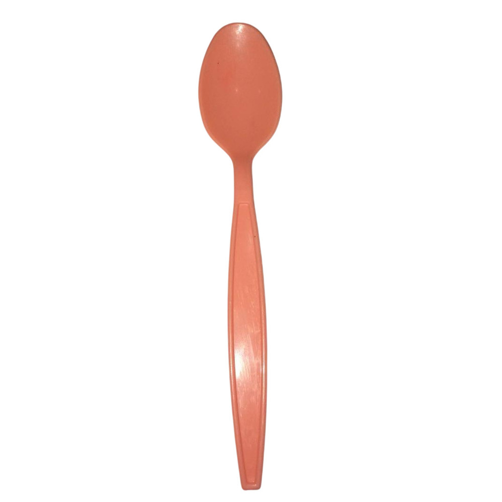 Orange Plastic Spoon