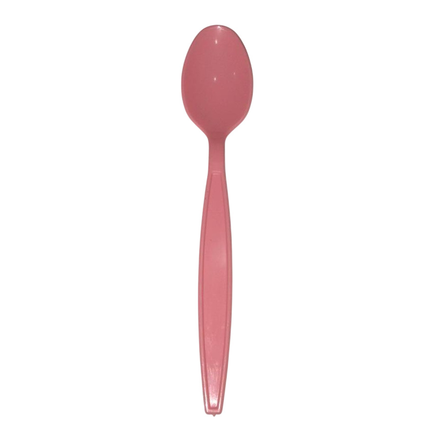 Pink Plastic Spoon