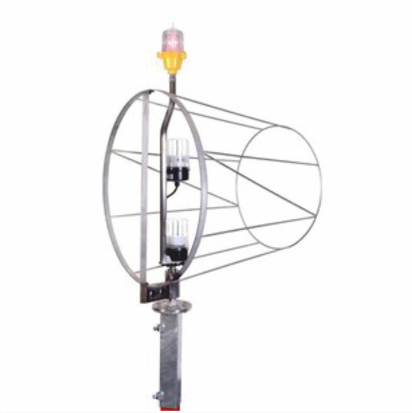 Illuminated Windsock With 5 Feet Long GI Pipe