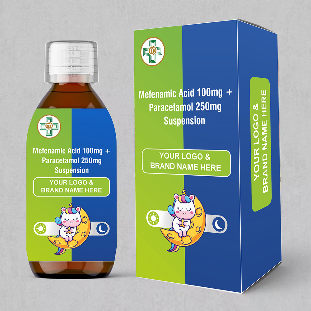 100mg Mefanamic Acid And 250mg Paracetamol Suspension