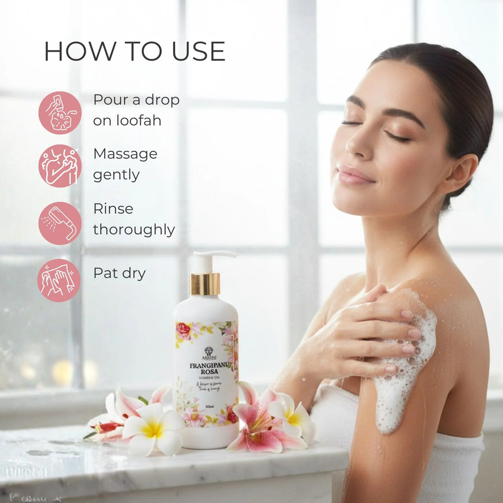 300 ML Frangipani Rosa Shower Gel